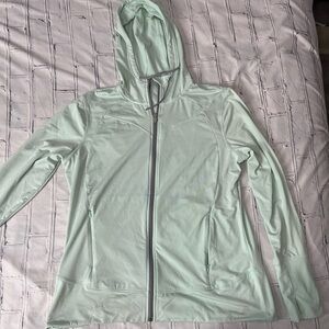 Free Country Mint Green Full Zip Hoodie Hooded Lightweight Jacket Women’s XL